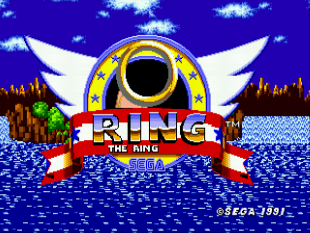 Ring the Ring (Sonic 1 hack) Title Screen
